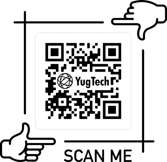 Scan to leave a Google review for YugTech