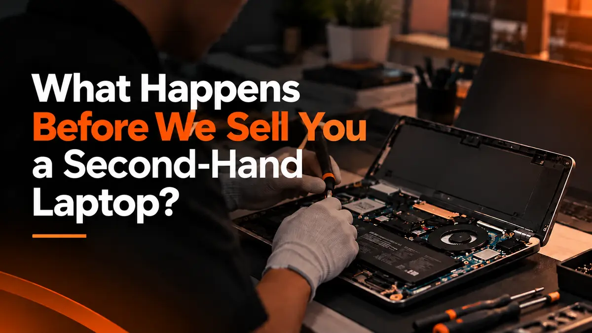 What Happens Before We Sell You a Second-Hand Laptop?
